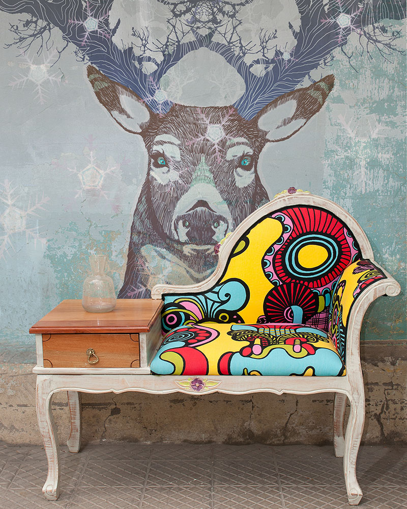 Fototapeta lateksowa Frozen Horn Deer 85 zł za m2 Big