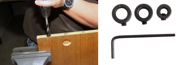 ograniczniki głębokości wiercenia