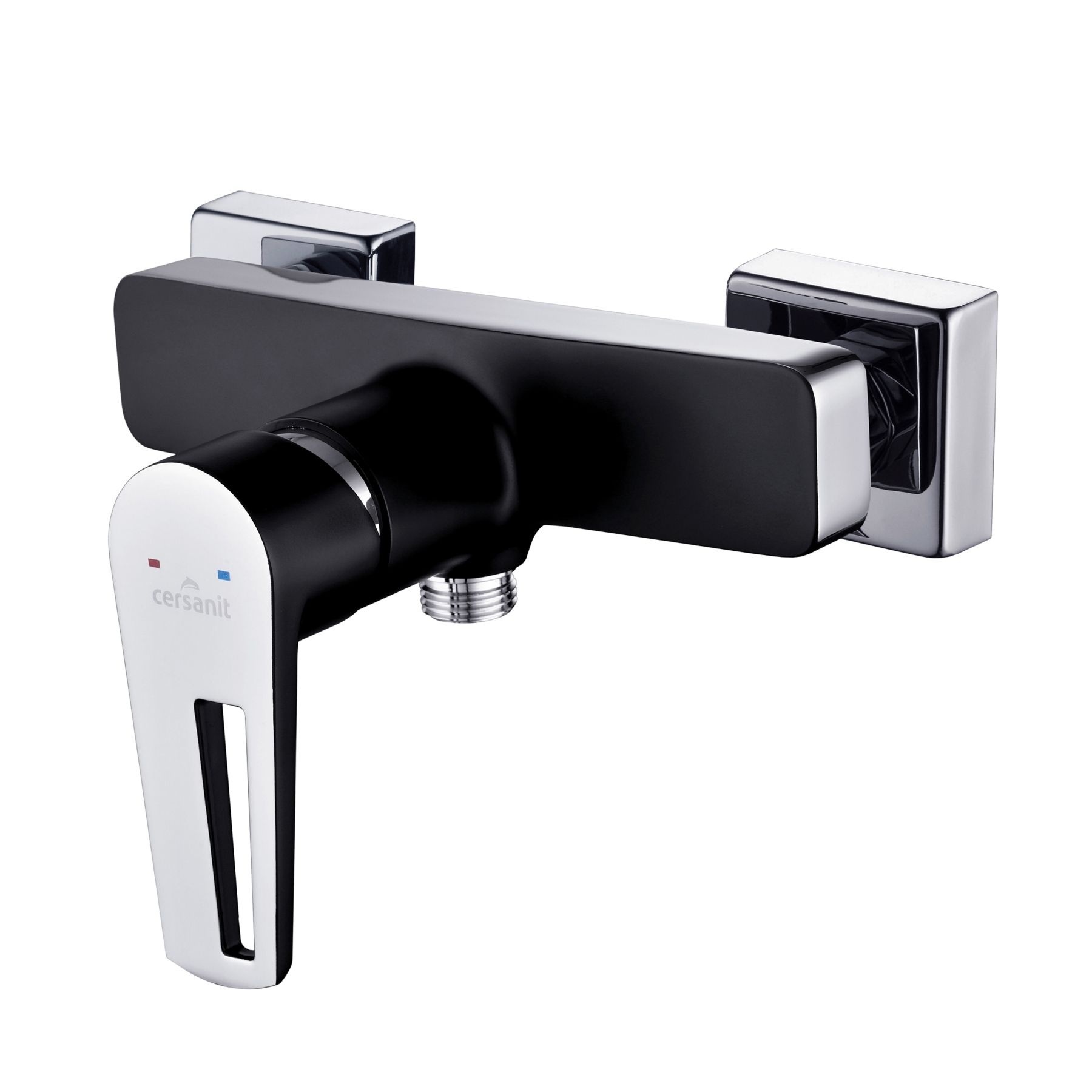 czarna armatura bateria natryskowa mille black Cersanit